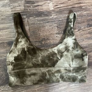 REVERSIBLE LULULEMON ALIGN BRA SIZE 8 TYE DYE